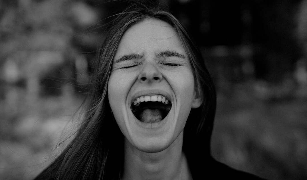 person liberating their voice