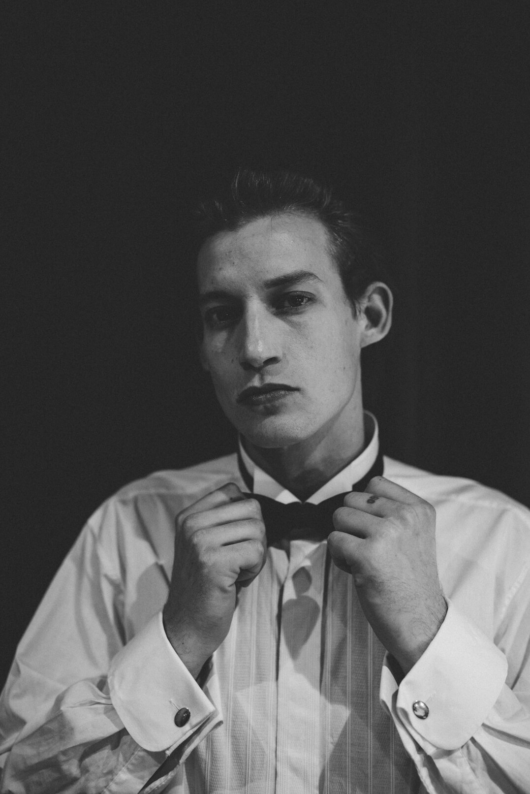 Portrait of a man in a collared shirt